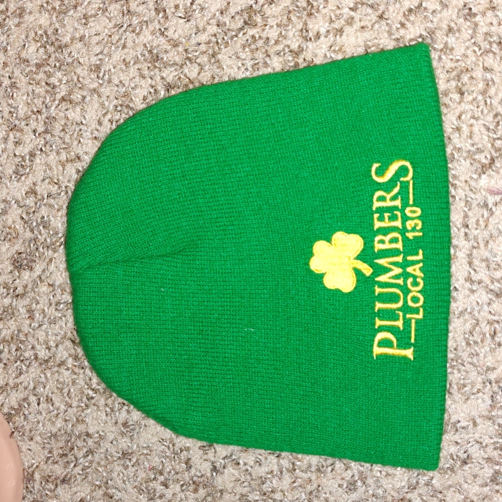 Bayside Irish Plumbers Local 130 Embroidered Adult Beanie